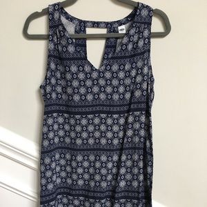 Old Navy Patterned Slip Dress